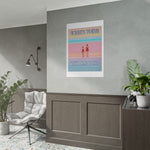 Load image into Gallery viewer, Vintage Summer Holiday Rolled Poster — Retro Beach Travel Art Print
