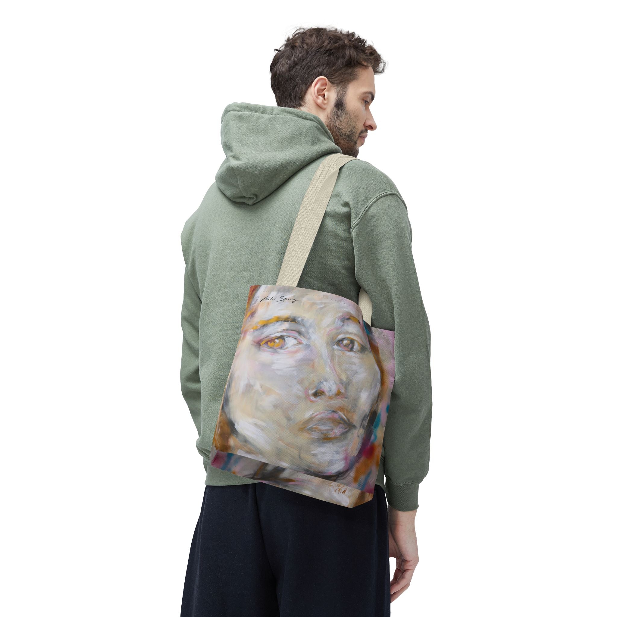 Feminine Portrait Tote Bag by Kiki Spring