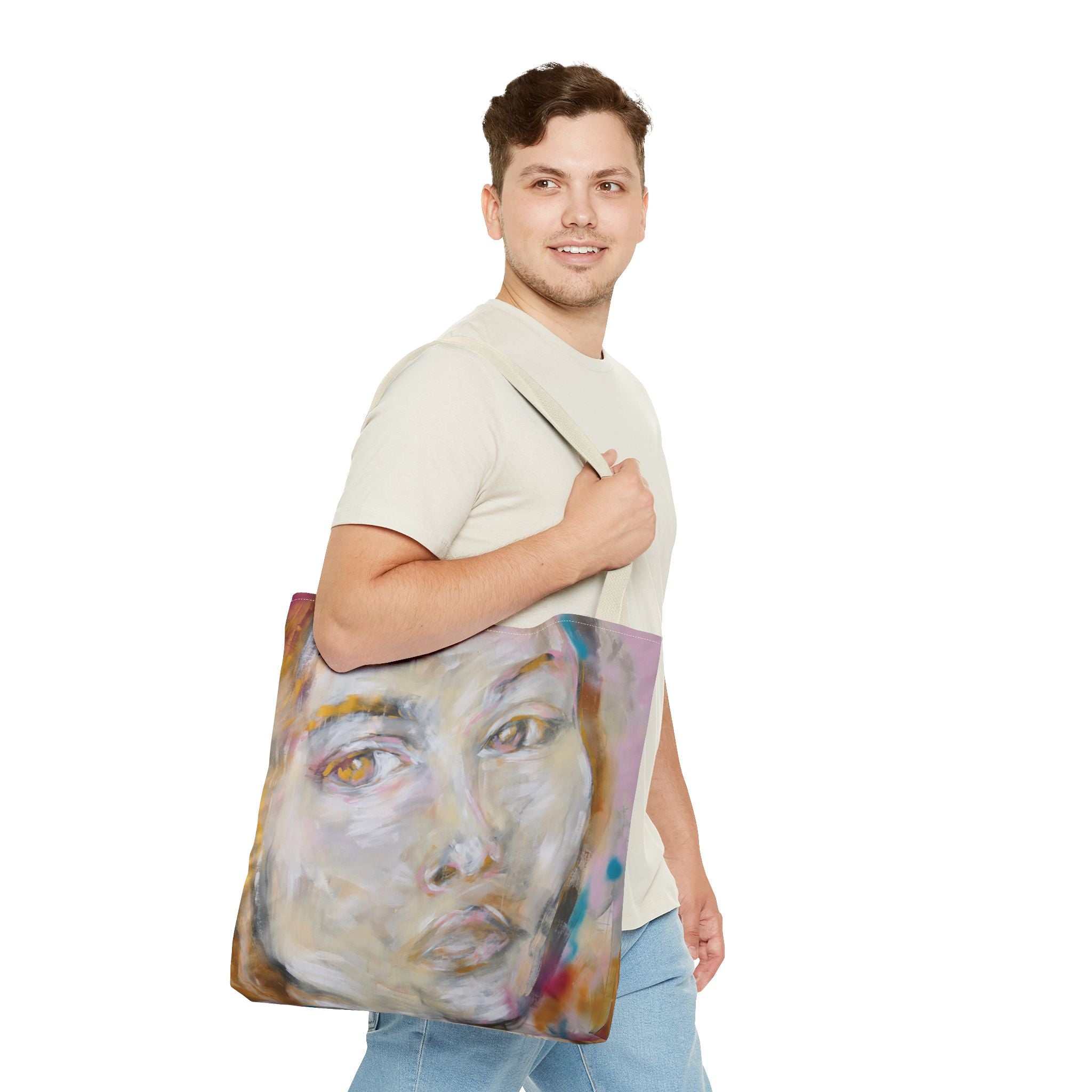 Feminine Portrait Tote Bag by Kiki Spring