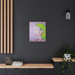 Load image into Gallery viewer, Canvas Violet Portrait Print by Kiki Spring
