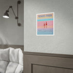 Load image into Gallery viewer, Vintage Summer Holiday Rolled Poster — Retro Beach Travel Art Print
