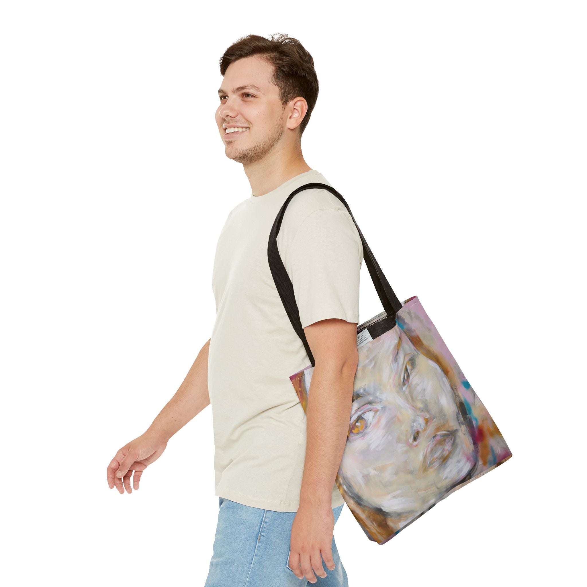 Feminine Portrait Tote Bag by Kiki Spring