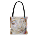 Load image into Gallery viewer, Feminine Portrait Tote Bag by Kiki Spring
