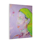 Load image into Gallery viewer, Canvas Violet Portrait Print by Kiki Spring
