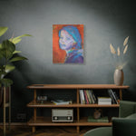 Load image into Gallery viewer, Vibrant Woman&#39;s Portrait Canvas Art - Decor for Modern Home
