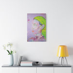 Load image into Gallery viewer, Canvas Violet Portrait Print by Kiki Spring
