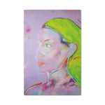 Load image into Gallery viewer, Canvas Violet Portrait Print by Kiki Spring
