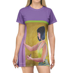 Load image into Gallery viewer, dreamy-lavender-dress-fashion-portrait-kikispring
