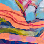 Load image into Gallery viewer, Abstract painting with colorful brush strokes on a textured surface
