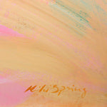 Load image into Gallery viewer, Colorful abstract painting with 'Kiki Spring' text
