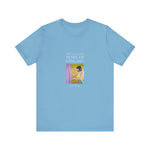 Load image into Gallery viewer, unisex short-sleeve t-shirt with a graphic design in the center, standing against a plain background.
