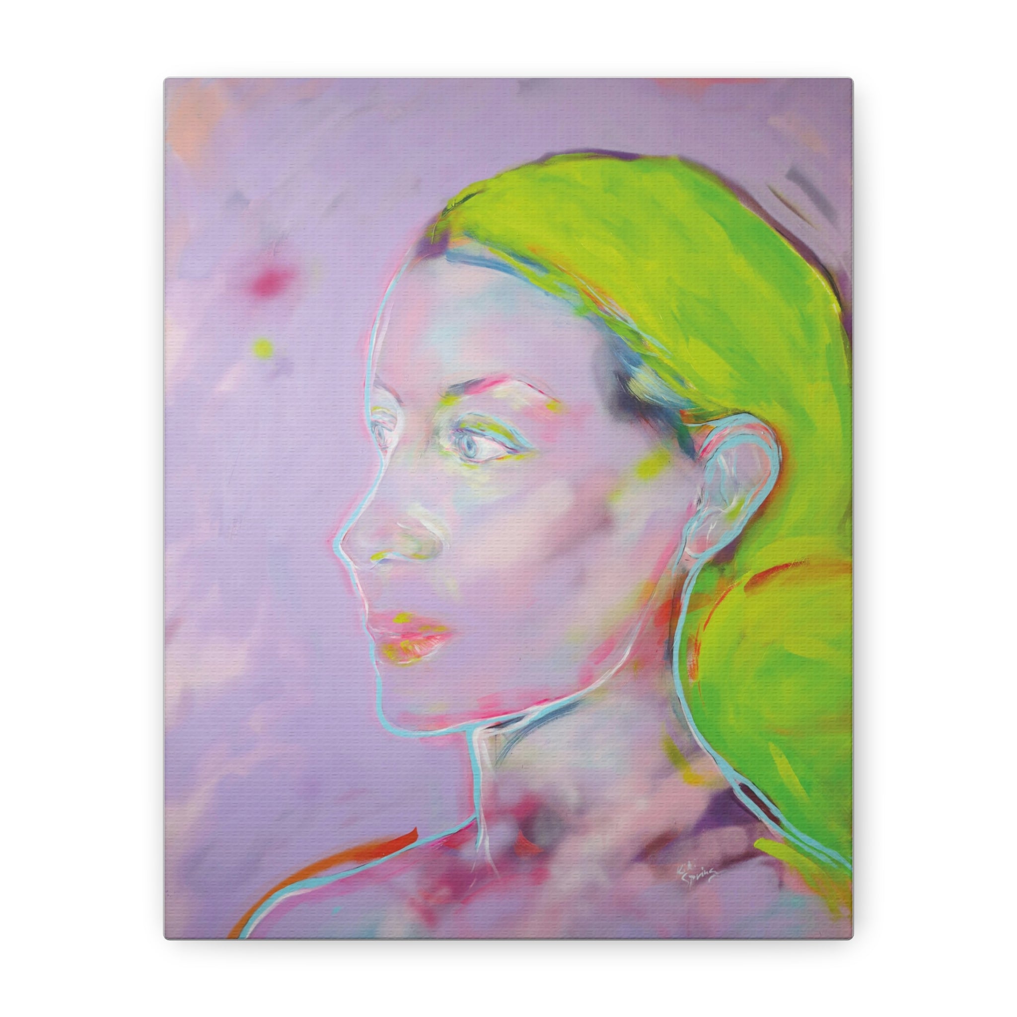 modern art print portrait by kiki spring