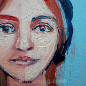 No More Banana Drama / Original Small Acrylic Painting
