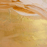 Load image into Gallery viewer, Abstract art with gold and brown hues
