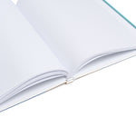 Load image into Gallery viewer, Open book with white pages on a white background
