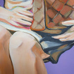 Load image into Gallery viewer, Close-up of a hand holding a handbag with a colorful background

