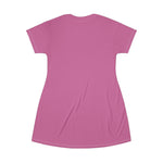Load image into Gallery viewer, Pink Artistic Pop-Art T-Shirt Dress by Kiki Spring

