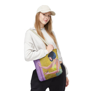 small tote bag portrait female 