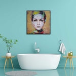 Load image into Gallery viewer, Twiggy - Original Pop-Art Portrait - 100% Upcycled Artwork
