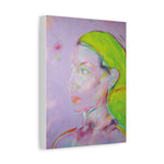 Load image into Gallery viewer, Canvas Violet Portrait Print by Kiki Spring

