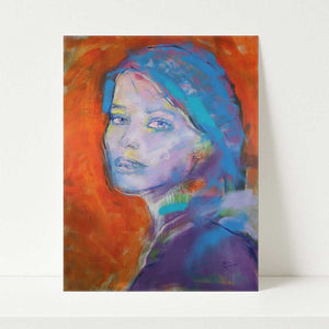 Female Portrait Vertical Poster