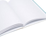 Load image into Gallery viewer, Open notebook with white pages on a white background
