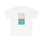 Load image into Gallery viewer, white tshirt by kiki spring boring routine of holidays
